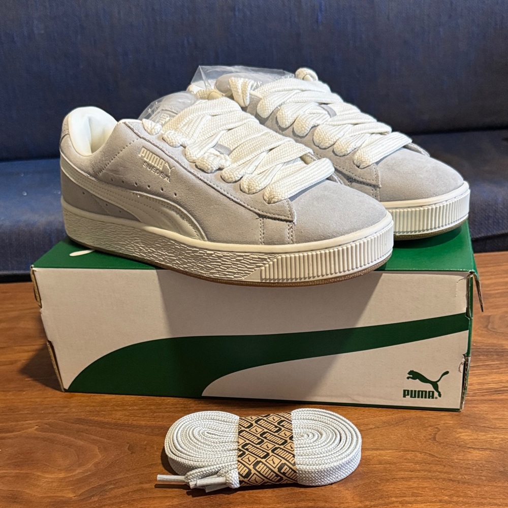 NWT Puma Suede XL Gray Sneakers